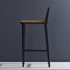  SIMONINI Minimal Style Solid Wood Stool Textiles or Leather Seatings Caning Backboard - 2022574