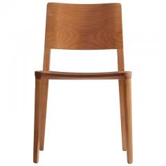  SIMONINI Minimalist Modern Chair in Natural Solid Wood - 1958927