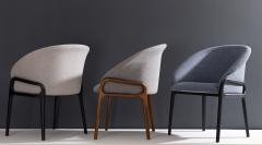  SIMONINI Minimalist Organic Chair in Solid Wood Upholstered Seating - 2044355