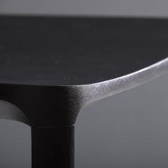  SIMONINI Minimalist Style Stool in Black Ebonized Solid Wood - 2043229