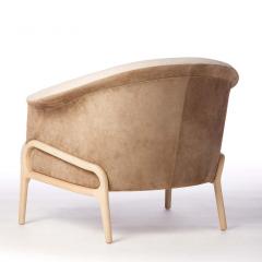  SIMONINI Modern Organic style Collana armchair in Solid Wood leather Flexible Seating - 2680580