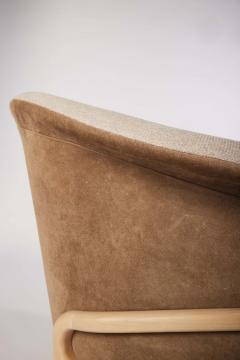  SIMONINI Modern Organic style Collana armchair in Solid Wood leather Flexible Seating - 2680582