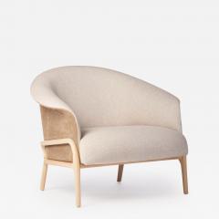  SIMONINI Modern Organic style Collana armchair in Solid Wood leather Flexible Seating - 2804826