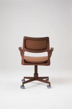  SIMONINI Modern Style Aurora office chair in solid wood upholstery back leather seat - 3844251