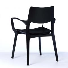  SIMONINI Post Modern style Aurora chair in sculpted black ebonized solid wood - 2680530