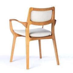  SIMONINI Post Modern style Aurora chair in sculpted solid wood and upholstery - 2680482