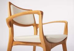  SIMONINI Post Modern style Aurora chair in sculpted solid wood and upholstery - 2680488