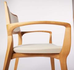  SIMONINI Post Modern style Aurora chair in sculpted solid wood and upholstery - 2680491