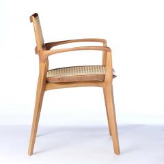  SIMONINI Post Modern style Aurora chair in solid wood with caning back and cane seat - 2680393
