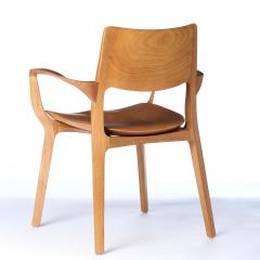  SIMONINI Post Modern style Aurora chair in solid wood with wooden back and wood seat - 2680416