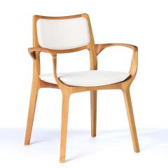  SIMONINI Post Modern style Aurora chair in solid wood with wooden back and wood seat - 2680423