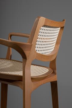 SIMONINI SA11 NATURAL SOLID WOOD NATURAL CANING BACK NATURAL LEATHER - 3575858
