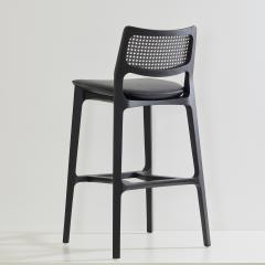  SIMONINI SA8 BLACK MONOCHROME WITH CANING BACK NATURAL LEATHER - 3575796