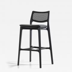  SIMONINI SA8 BLACK MONOCHROME WITH CANING BACK NATURAL LEATHER - 3591152