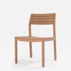  SIMONINI Solid Wood Chair in Teak with Wooden Slats for the Outside Outdoor Resistant - 2522337