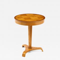  SMF Svenska M belfabriken Bodafors A Swedish Bodafors Birchwood Pedestal Side Table Circa 1940s - 2729931