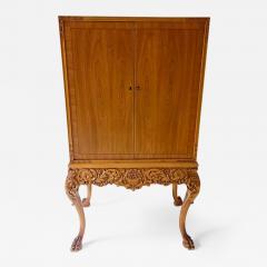  SMF Svenska M belfabriken Bodafors Midcentury Handcrafted Cabinet Elm Sweden 1940s - 2259091