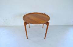  SMF Svenska M belfabriken Bodafors Midcentury Side Tray Table in Teak Sweden 1960s - 3031591