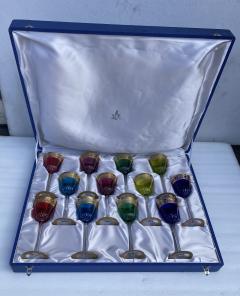  ST LOUIS 1950s St Louis Thistle Crystal Service 310 Pieces Including 44 Roemers - 4395255