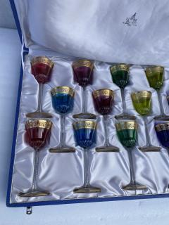  ST LOUIS 1950s St Louis Thistle Crystal Service 310 Pieces Including 44 Roemers - 4395258