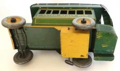  STRAUSS Antique Toy Wind Up Double Decker Bus by Ferdinand Strauss Toy Co Circa 1925 - 3630887