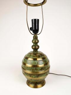  SVM Handarbete Swedish Art Deco Table Lamp in Bronze and Brass - 2405084