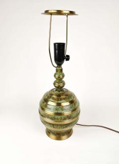  SVM Handarbete Swedish Art Deco Table Lamp in Bronze and Brass - 2405089