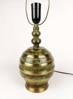  SVM Handarbete Swedish Art Deco Table Lamp in Bronze and Brass - 2405090