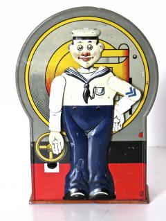  Saalheimer Strauss Mechanical Bank Saluting Sailor Circa 1920s - 474630