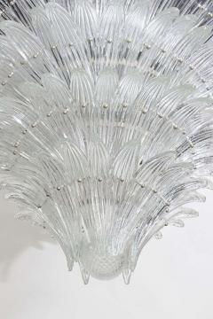  Sabino Fine Pair of Sabino Clear Glass Monumental Size Chandeliers - 4692204