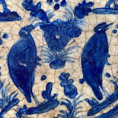  Safavid 16th Century Safavid Blue Pottery Dish - 3361294