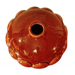  Saint Cl ment Saint Cl ment Art Deco Orange Bordeaux Vase Model 712 16cm - 4804517
