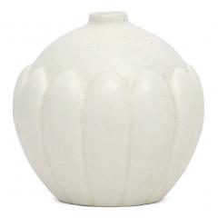  Saint Cl ment White Art Deco Vase - 4243011