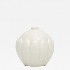  Saint Cl ment White Art Deco Vase Small - 4243291