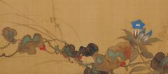  Sakai H itsu Sakai Hoitsu 1761 1828 Autumn flowers Japanese screen painting - 3865444