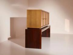  Salvati Tresoldi Alberto Salvati and Ambrogio Tresoldi Sideboard Cabinet with Pink Mirrors 1960s - 3469318