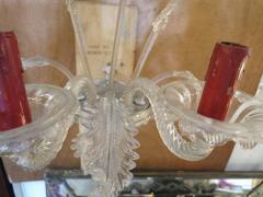  Salviati 1940s Pair of Murano Sconces attributed to Salviati - 2336371