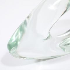  Salviati Mid Century Organic Handblown Transparent Murano Glass Sculpture signed Salviati - 3600059