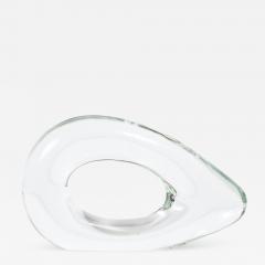  Salviati Mid Century Organic Handblown Transparent Murano Glass Sculpture signed Salviati - 3602981
