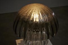  Salviati Murano Bubble Glass Mushroom Table Lamp 1970s - 4500243