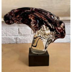  Salviati Murano Glass Modernist Sculpture of a Camel Head - 3357019
