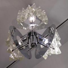  Salviati Sculptural Modernist Ice Chandelier by Salviati - 336341