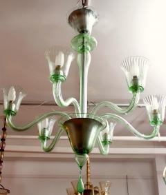  Salviati Six Arm Chandelier by Salviati Italy 1930 - 475639