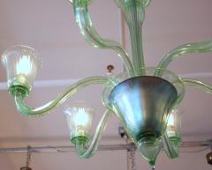  Salviati Six Arm Chandelier by Salviati Italy 1930 - 475640