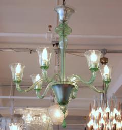  Salviati Six Arm Chandelier by Salviati Italy 1930 - 475641