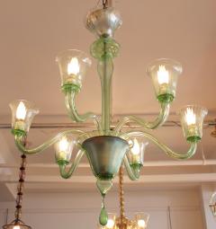  Salviati Six Arm Chandelier by Salviati Italy 1930 - 475643