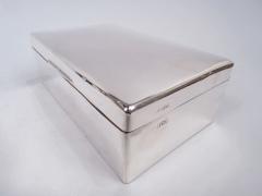  Sampson Mordan Large English Modern Sterling Silver Box 1914 - 3769729