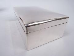  Sampson Mordan Large English Modern Sterling Silver Box 1914 - 3769731