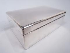  Sampson Mordan Large English Modern Sterling Silver Box 1914 - 3769732