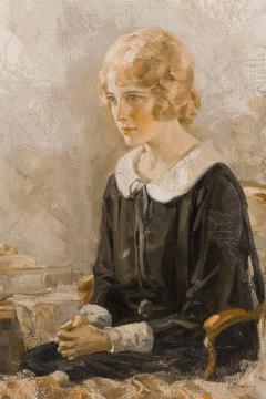  Samuel Marshall Frantz American 1920s oil painting by Samuel Marshall Franz The Heart of Juanita  - 4654068